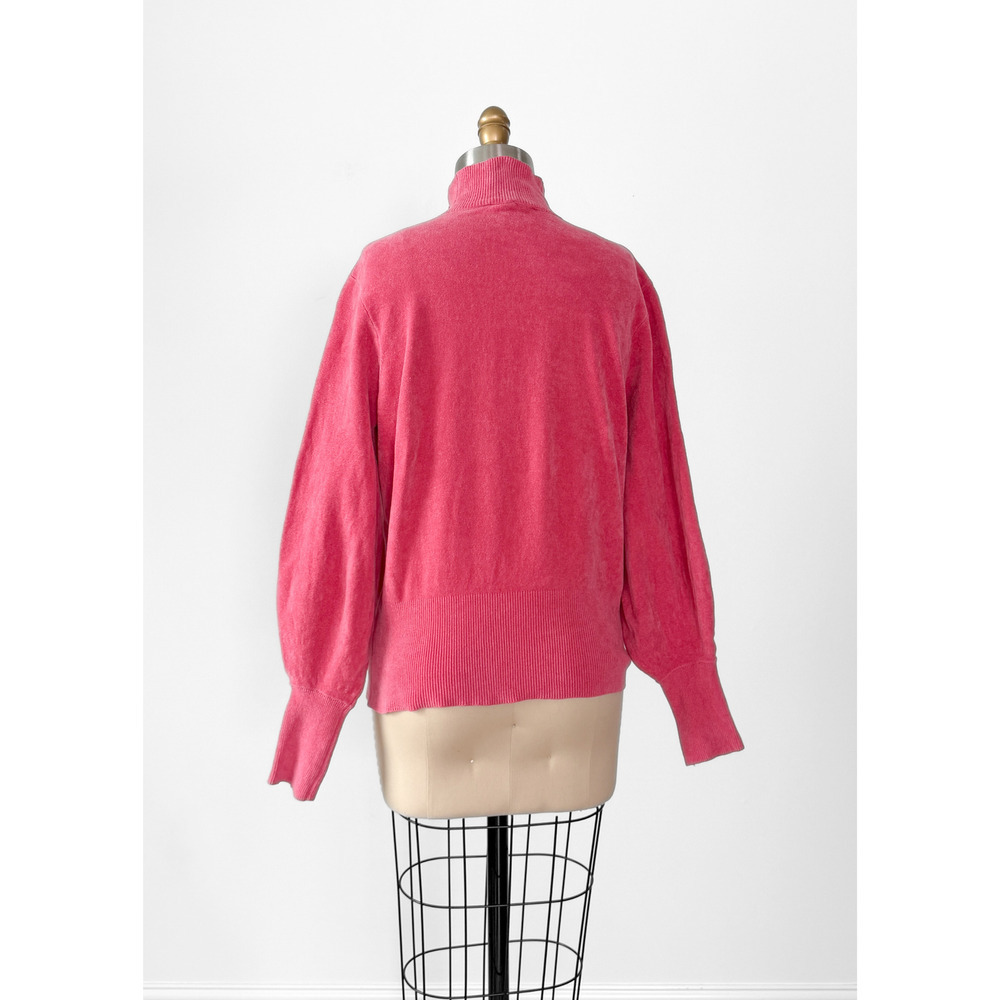 Just Female Adelet Knit Mock Neck Sweater in Rose Pink Velvet-like Soft - Picture 3 of 13